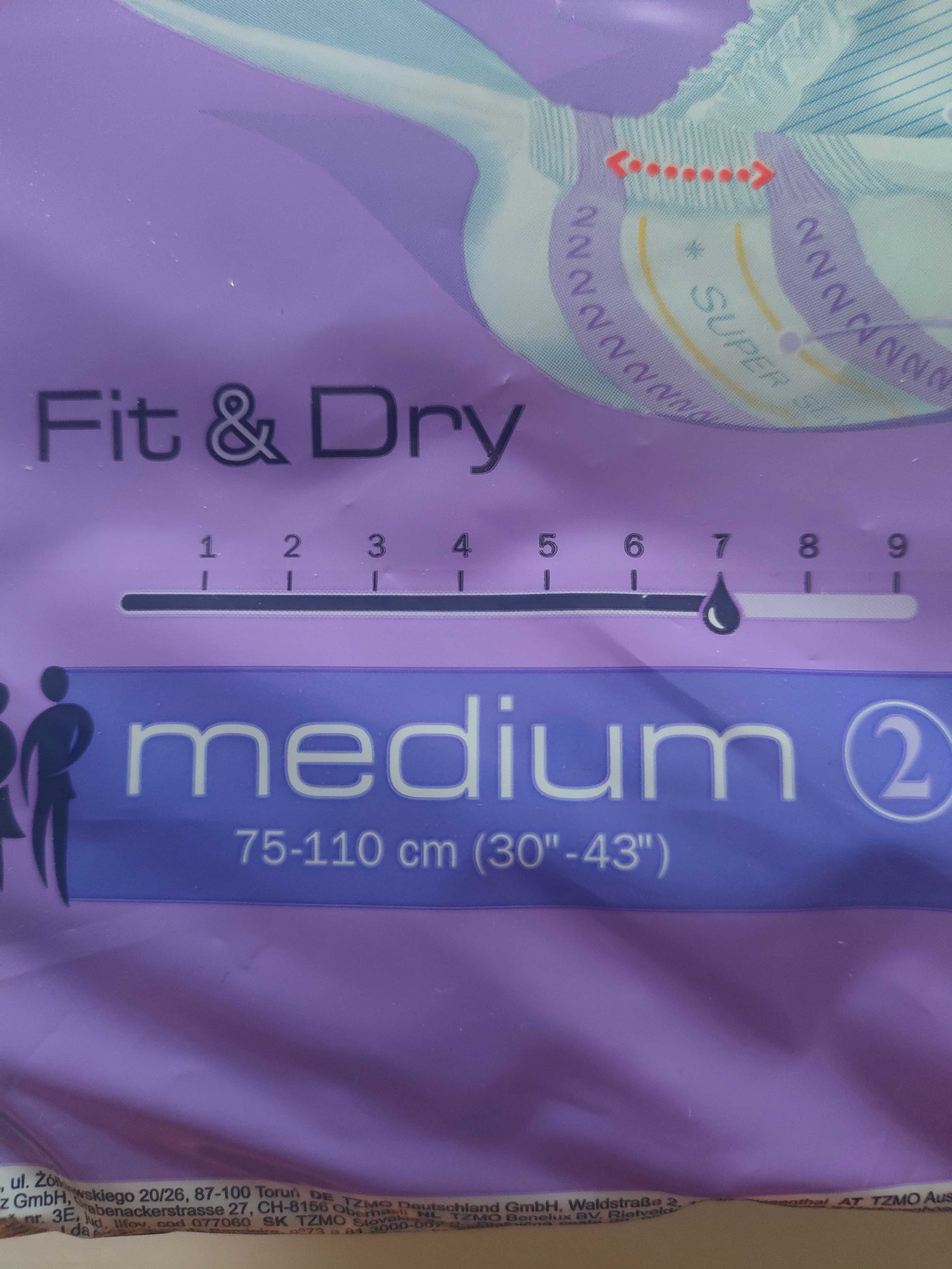 Pieluchomajtki Dla Dorosłych Super Seni Plus  Na Rzepy Medium 9 szt.