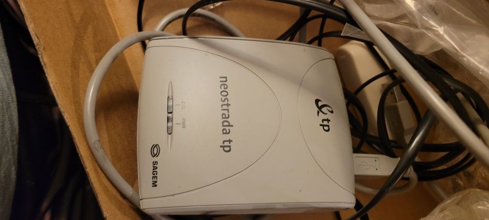 Modem Sagem zestaw instalacyjny dla usługi neostrada