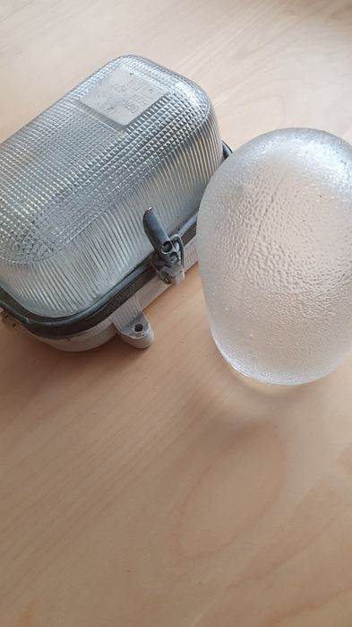 Lampa vintage I klosz PRL