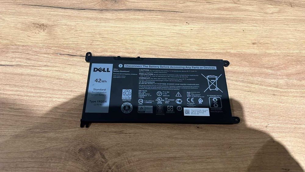 Акумулятор до ноутбука Dell WDX0R, 42Wh
