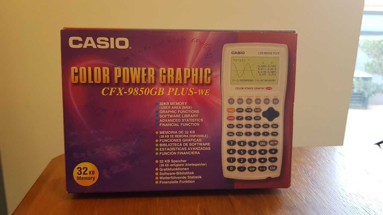 Calculadora CASIO CFX-9850GB PLUS-WE (inclui manual)