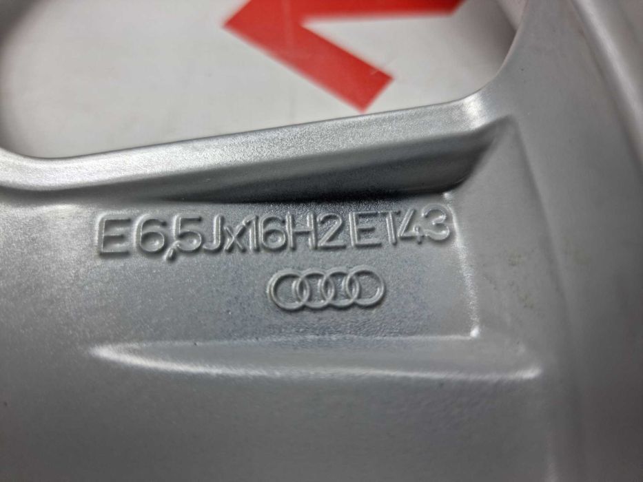 NOWE alufelgi AUDI 16 5x112 A3 8P0 8V0 8V5 A4 B5 B6 B7 Srebrne