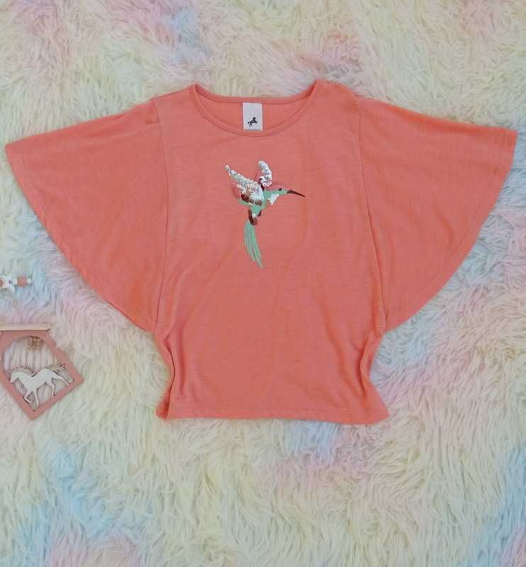 Blusa asas morcego, C&A 7 anos, NOVA