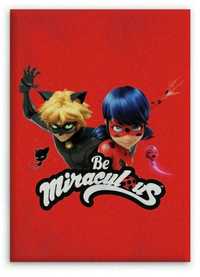 Детский флисовый плед Miraculous Леди Баг и Суперкот 100х140 см