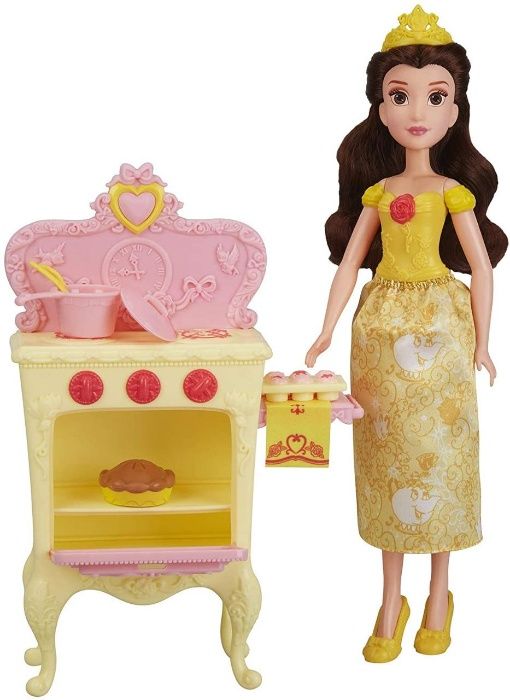 Кукла Принцесса Белль и кухня, Princess Belle's Kitchen, Hasbro