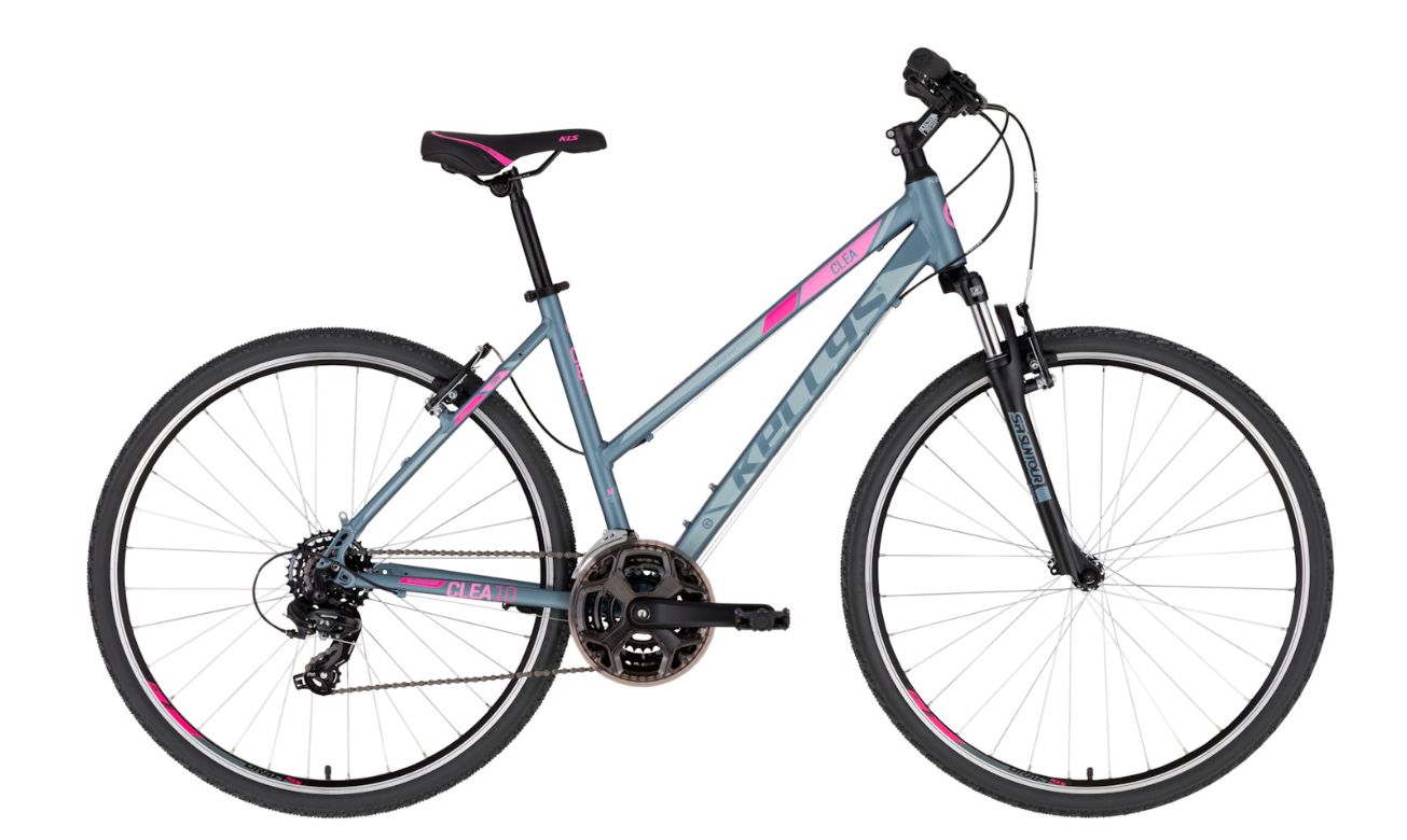 Rower crossowy Kellys CLEA 10 Grey Pink - sklep Śląsk