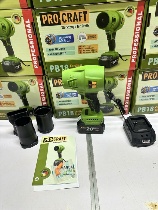 Акумуляторна повітродувка ProCraft PB18
