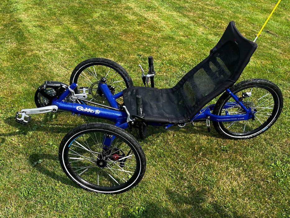 Rower trójkołowy poziomy Gekko