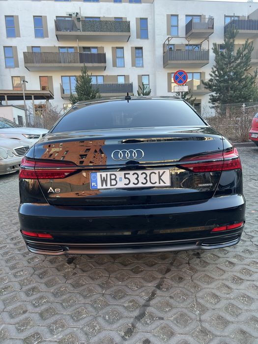 Kompletny Zderzak Audi A6 C8 Tył Sedan 6xPDC kolor: Y9B