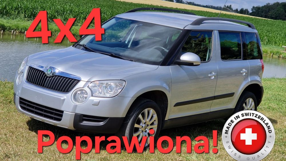 Skoda Yeti Ze Szwajcarii! Oryginalny Przebieg 4x4!