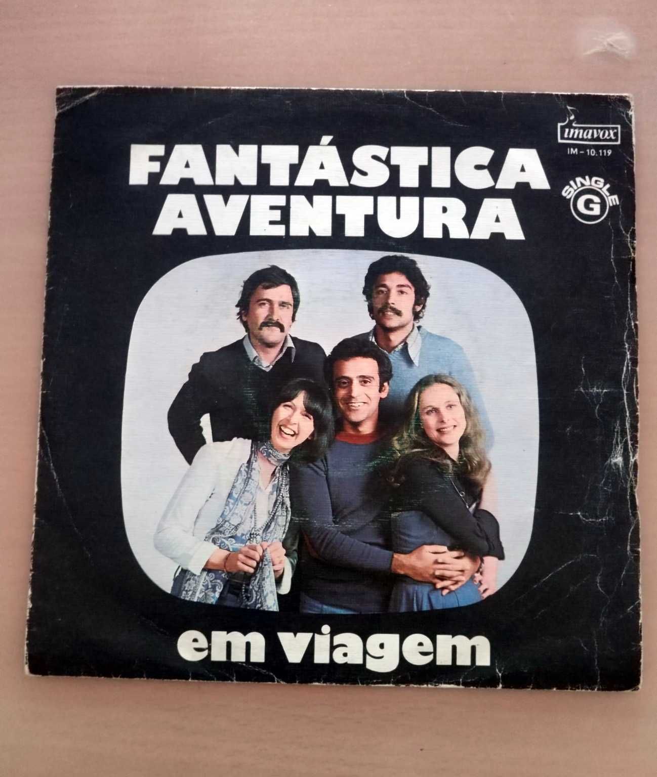 Disco Vinil Single Fantastica Aventura em viagem