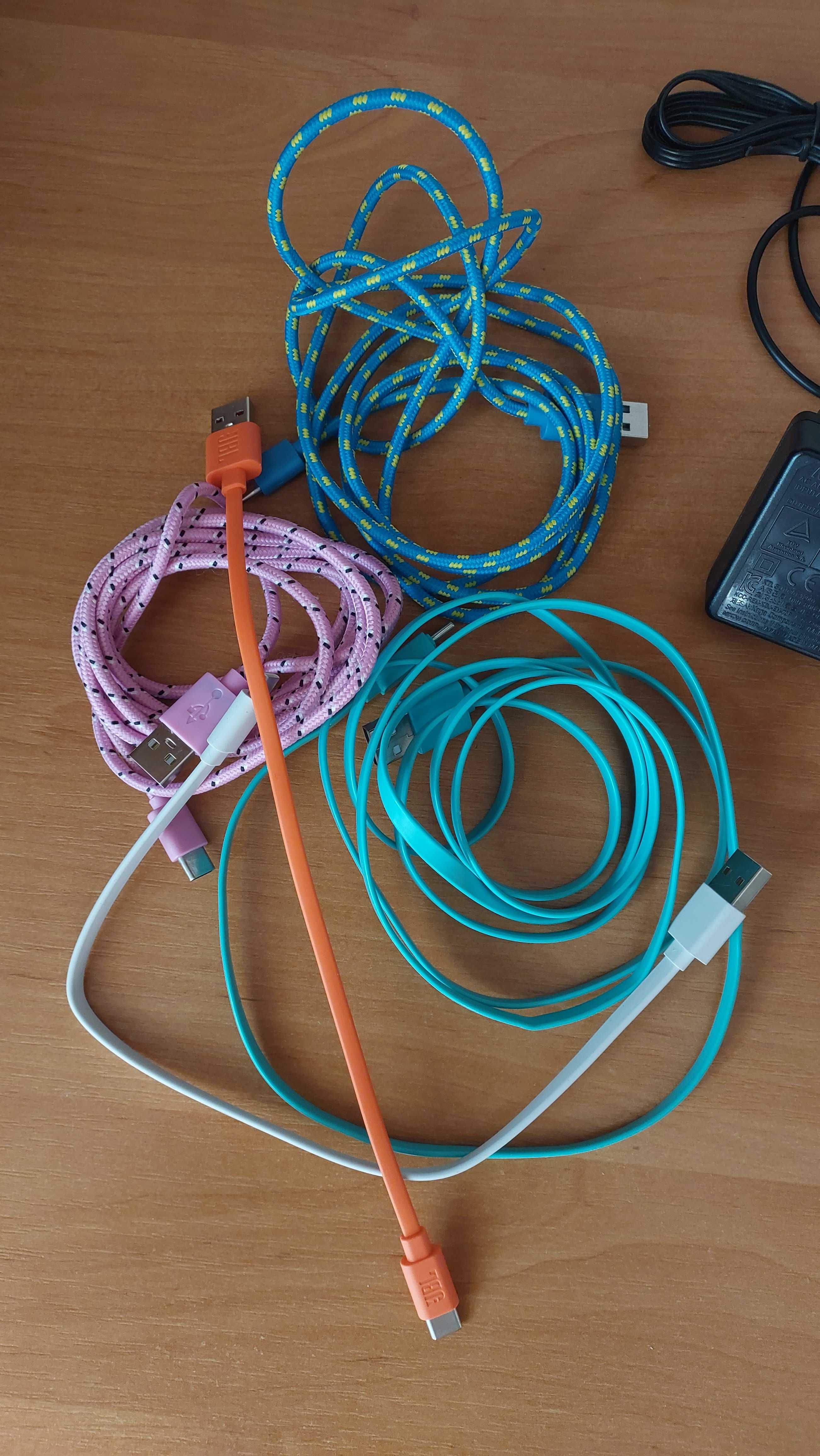 Кабелі (type-c, micro usb, mini usb, тюльпани) та блоки для зарядки