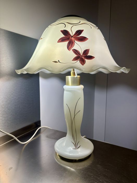 Wyjątkowa Lampa szklana Murano Doria Leuchten Niemcy 1960te Unikat Top