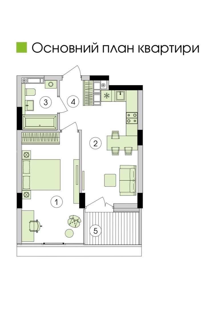 Продаж 1к квартири 47м2, ЖК Park Lake City, Власник!!!