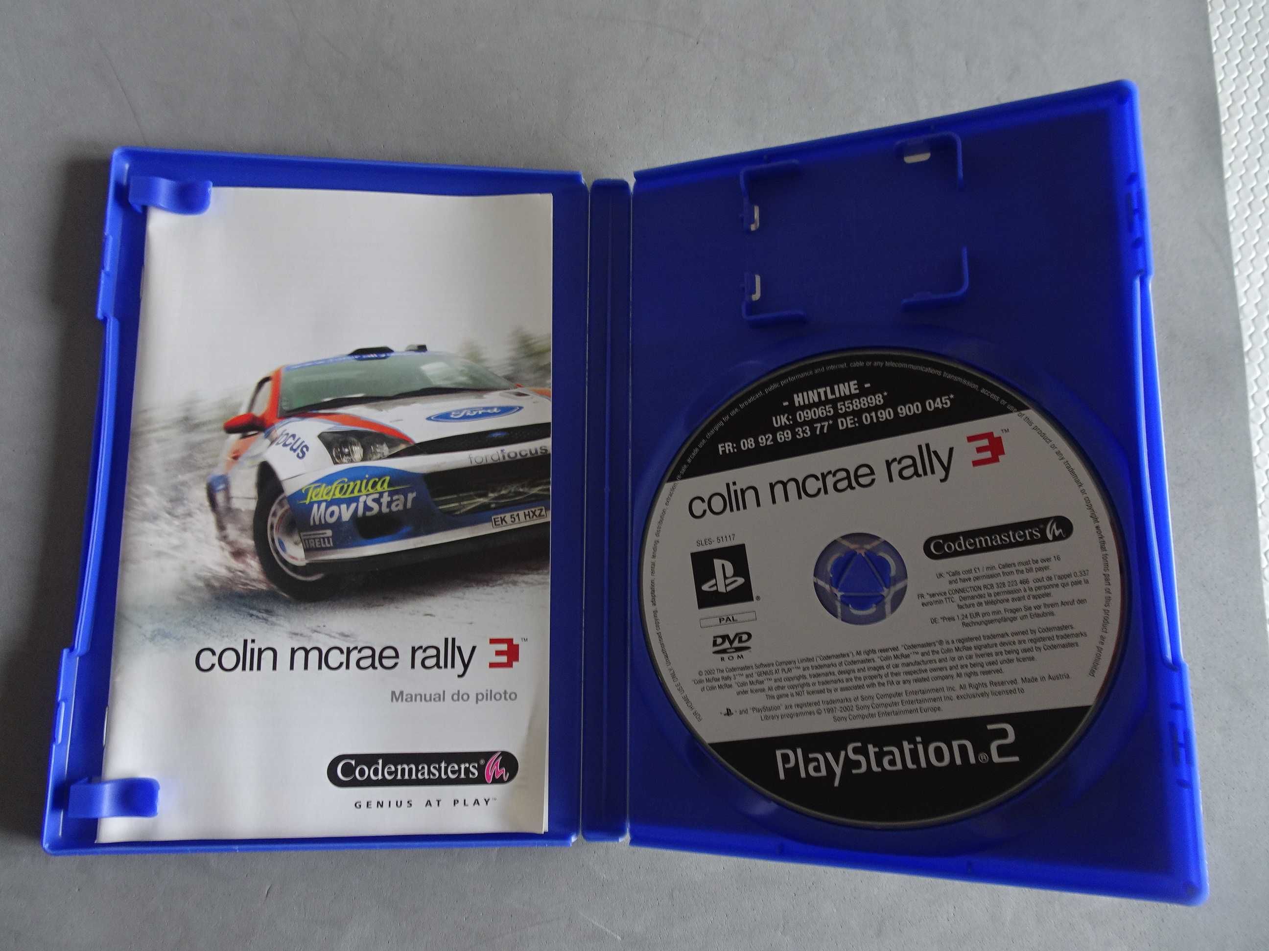 Jogo Playstation 2 PS2 - Colin McRae Rally 3