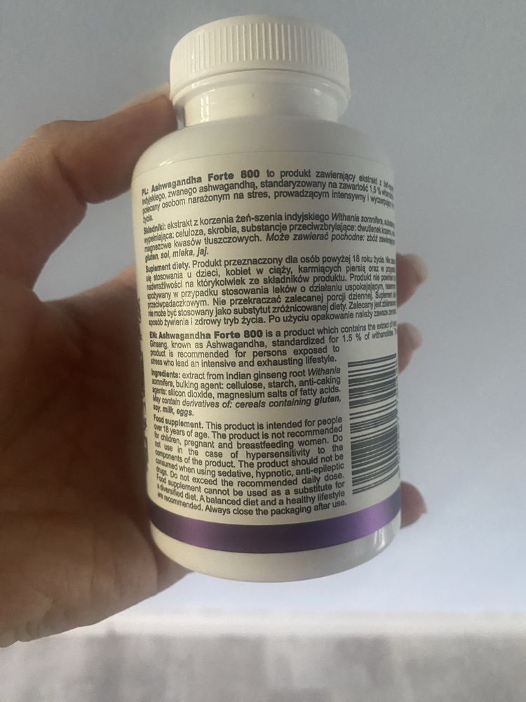 Sfd ashwaganda suplement diety forte 90 tabletek