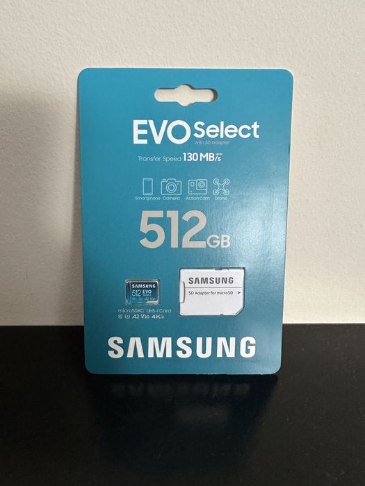 MicroSD 512gb A2 V30 novo