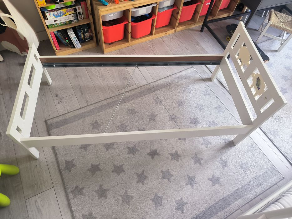 Cama IKEA KRITTER branco 70x160 cm