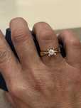 Терміново !Золотое кольцо с бриллиантом 0,40 ct. GIA