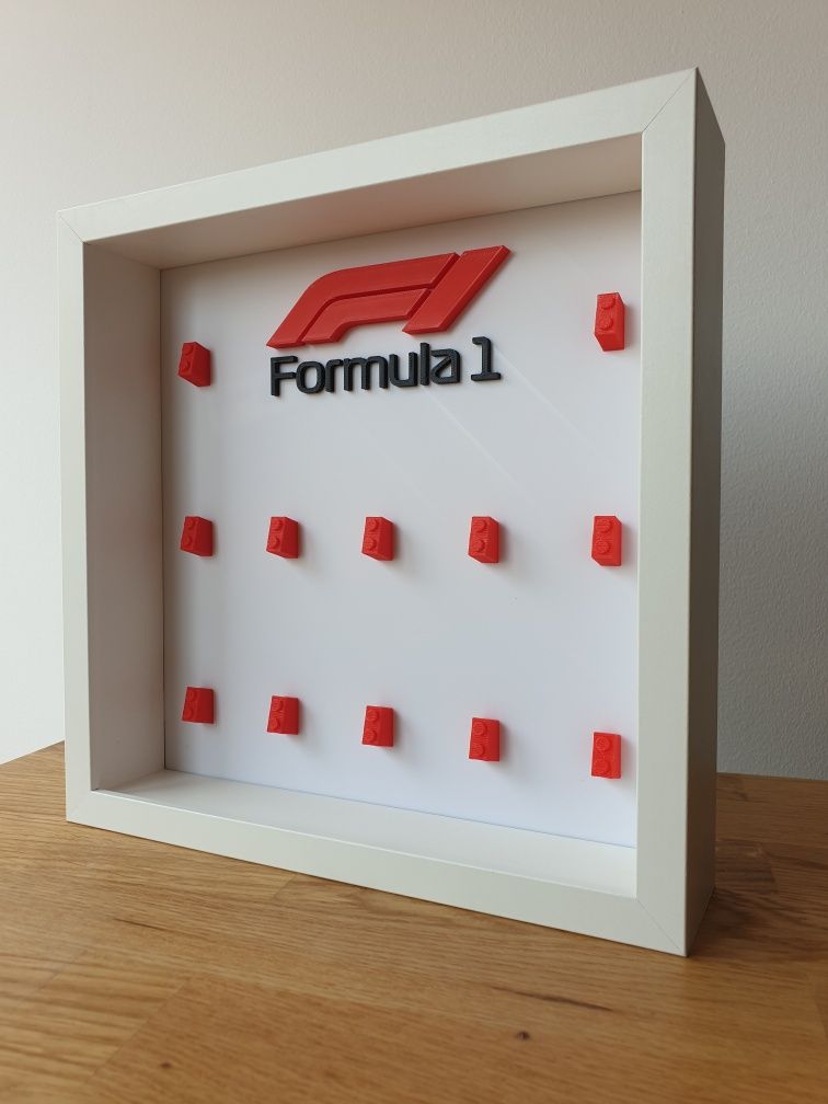 Moldura expositor Lego F1 71049 (não inclui carros)