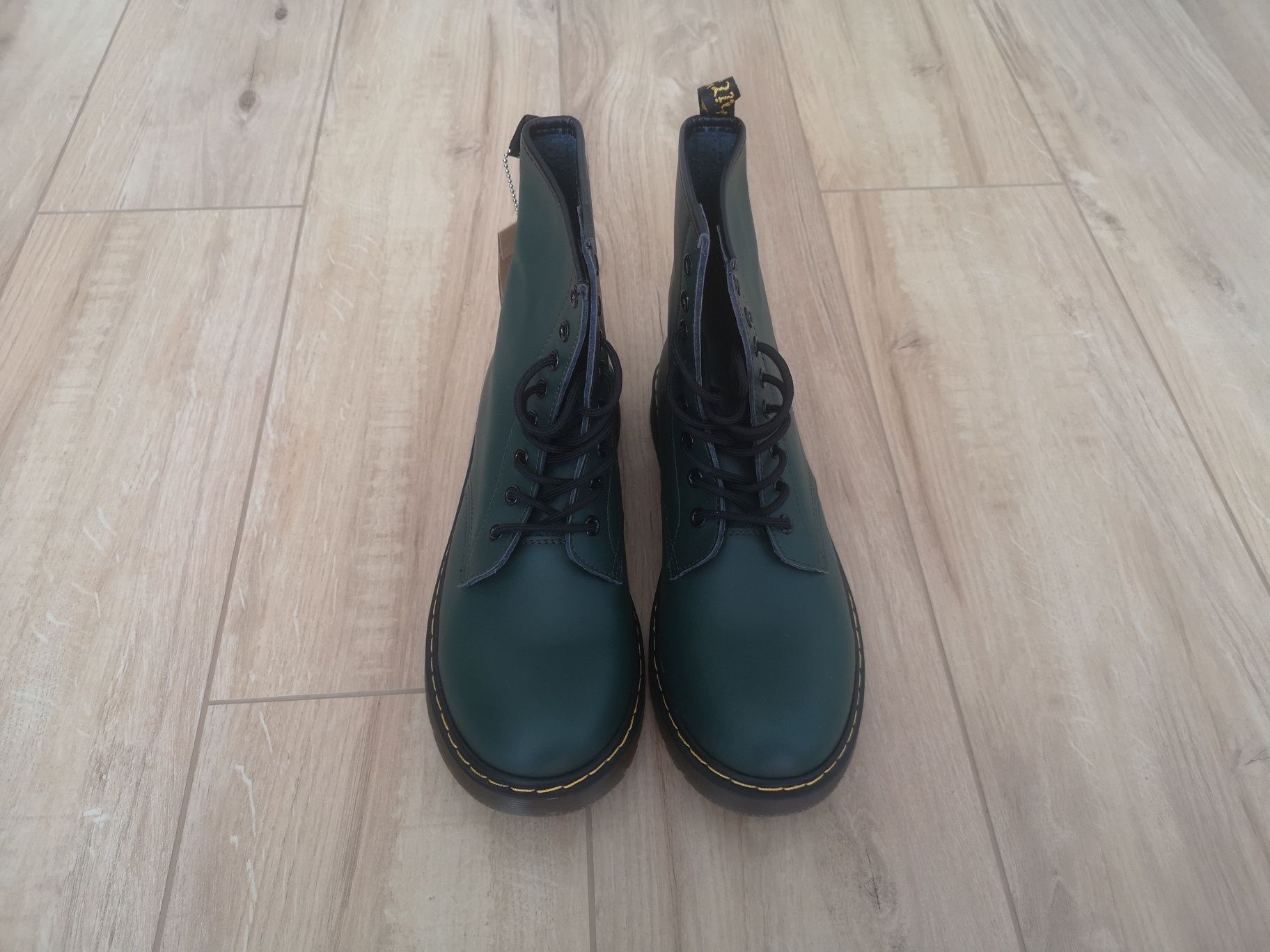 Черевики Dr. Martens 45EU, 29 см 1460 Green Smooth