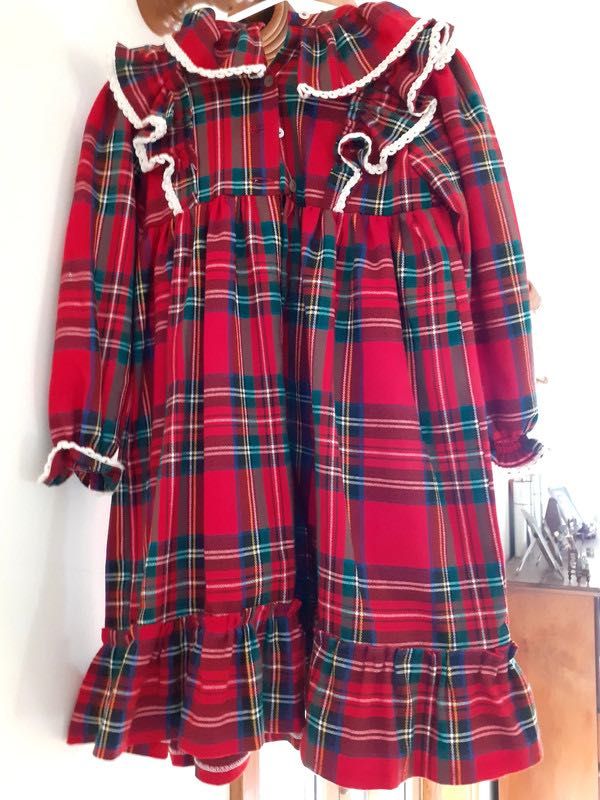 Vestido menina xadrez