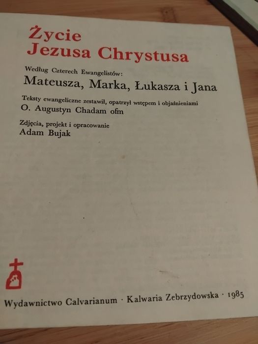 Sprzedam książkę Życie Jezusa Chrystusa
