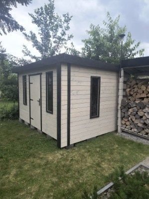 Nowoczesny domek ogrodowy narzdziowy 4x3;Szperek