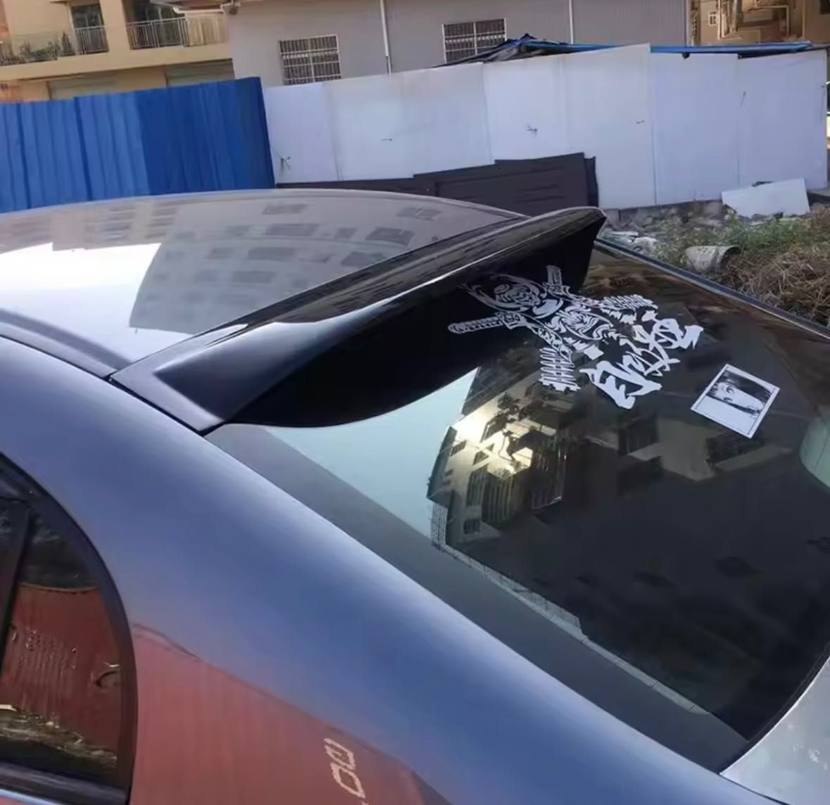 Козырек на заднее стекло бленда накладка на крышу спойлер Honda Civic