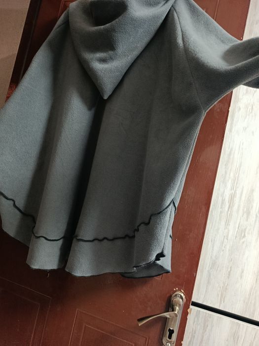 Женский пончо флис