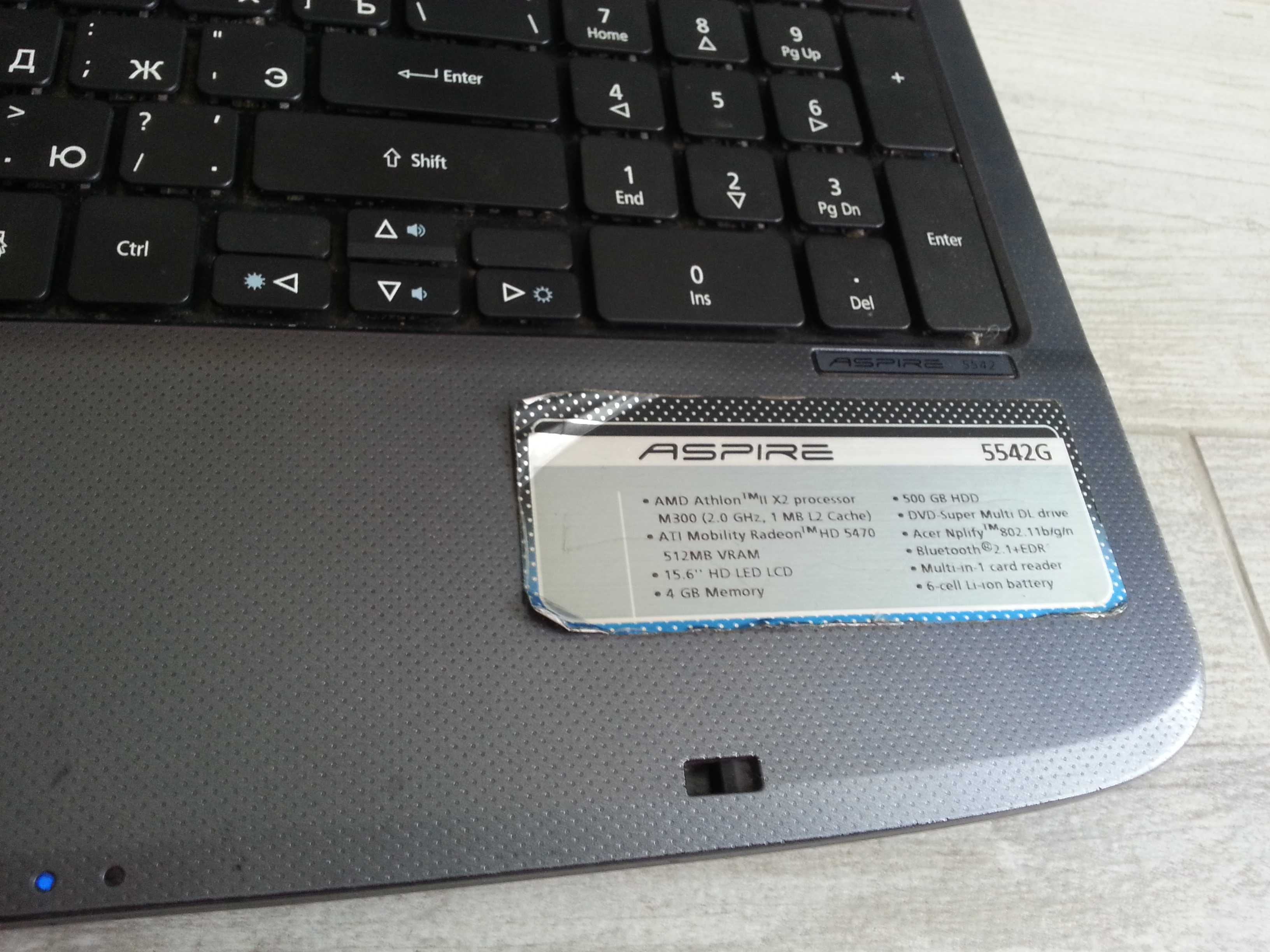 Ноутбук Acer 5542G