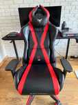 Fotel gamingowy Diablo X-Horn 2.0 Normal Size, czarno-czerwony