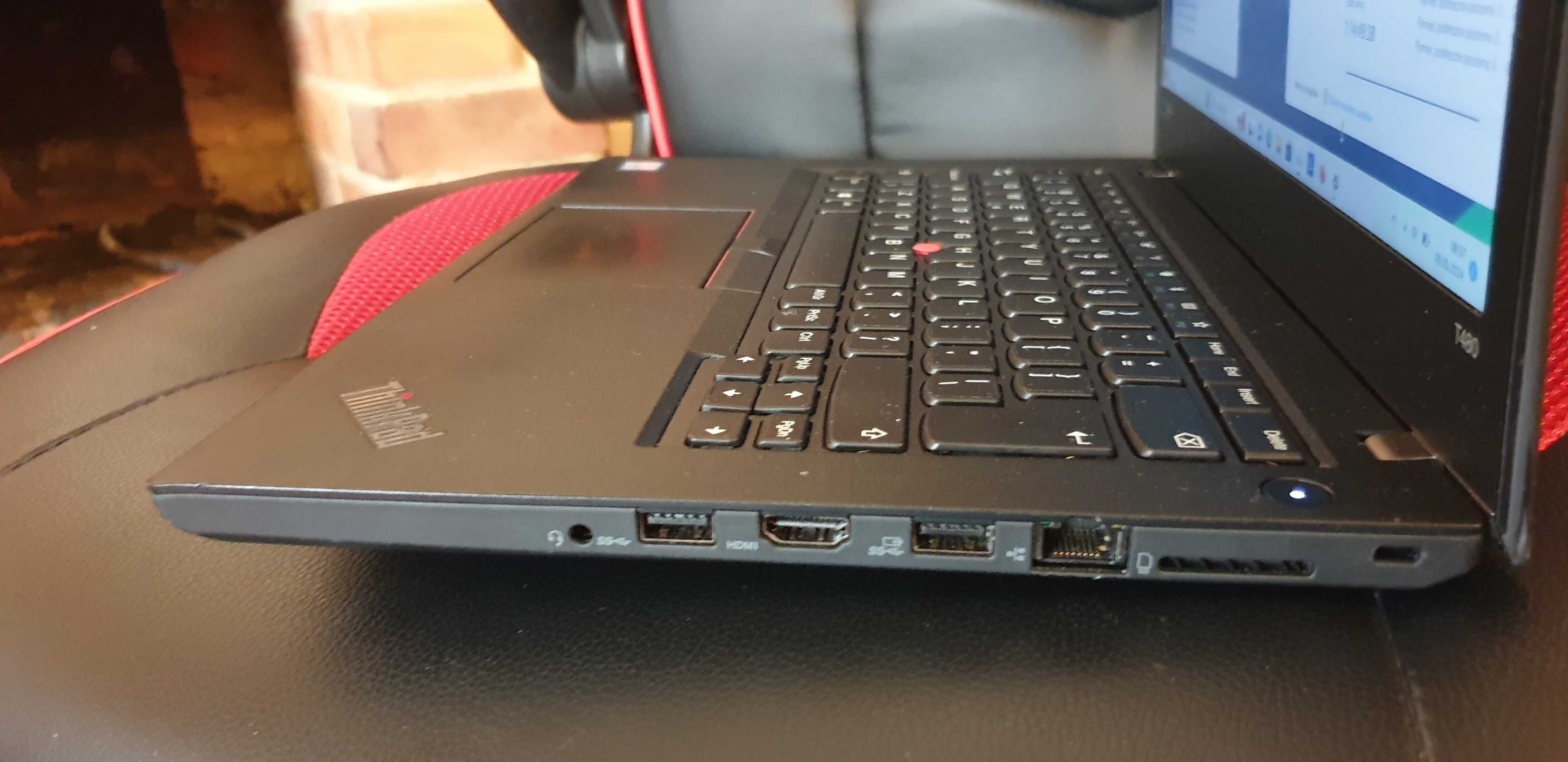 Nvidia GeForce Lekki Laptop Lenovo ThinkPad i7 16GB 512GB SSD do gier