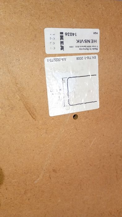 Estrado Berço IKEA 120 x 60cm