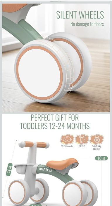 Triciclo para criança marca Umatoll