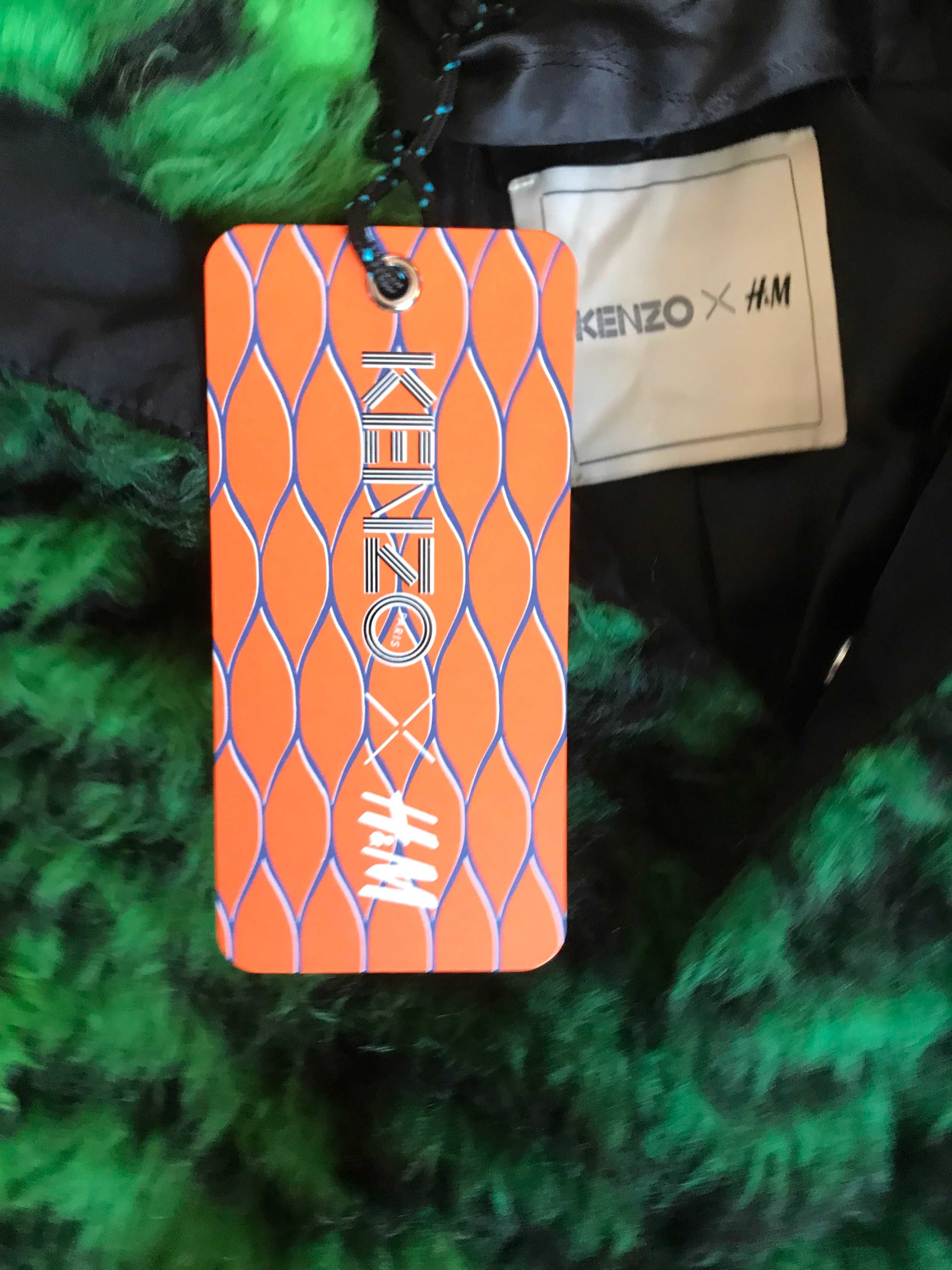Bluza futrzana Kenzo x H&M, r. XS