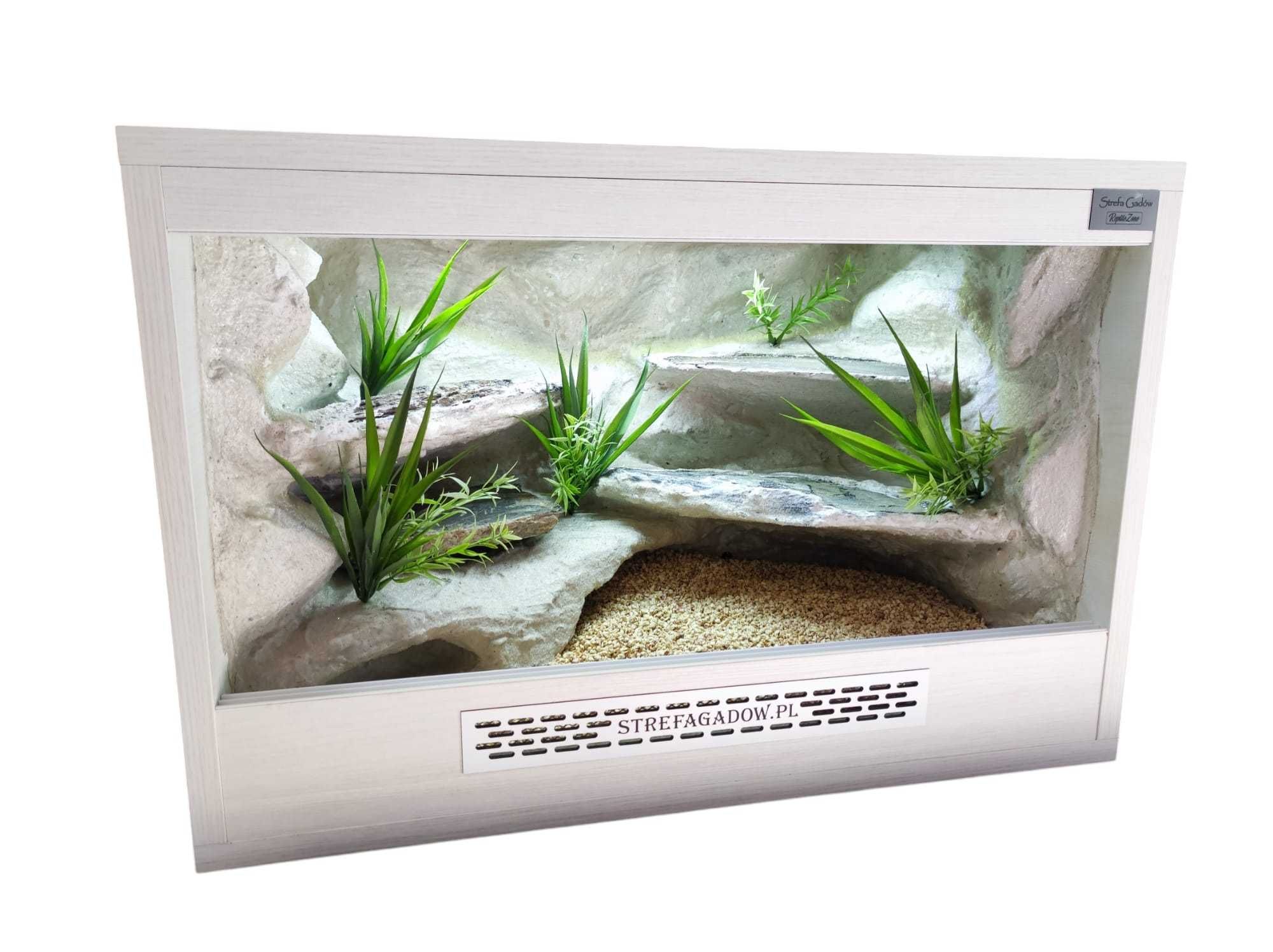Terrarium pustynne nr691 60/40/40 dla gekona lamparciego DOSTĘPNE