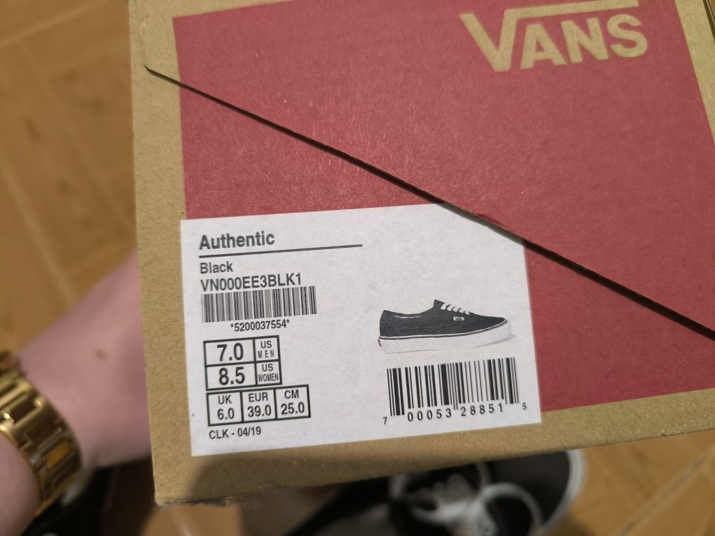 Sapatilhas Vans pretas