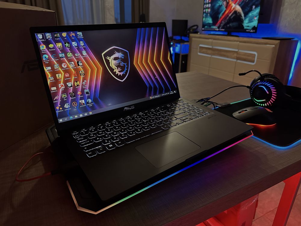 Игровой ноутбук Asus + игровые девайсы!