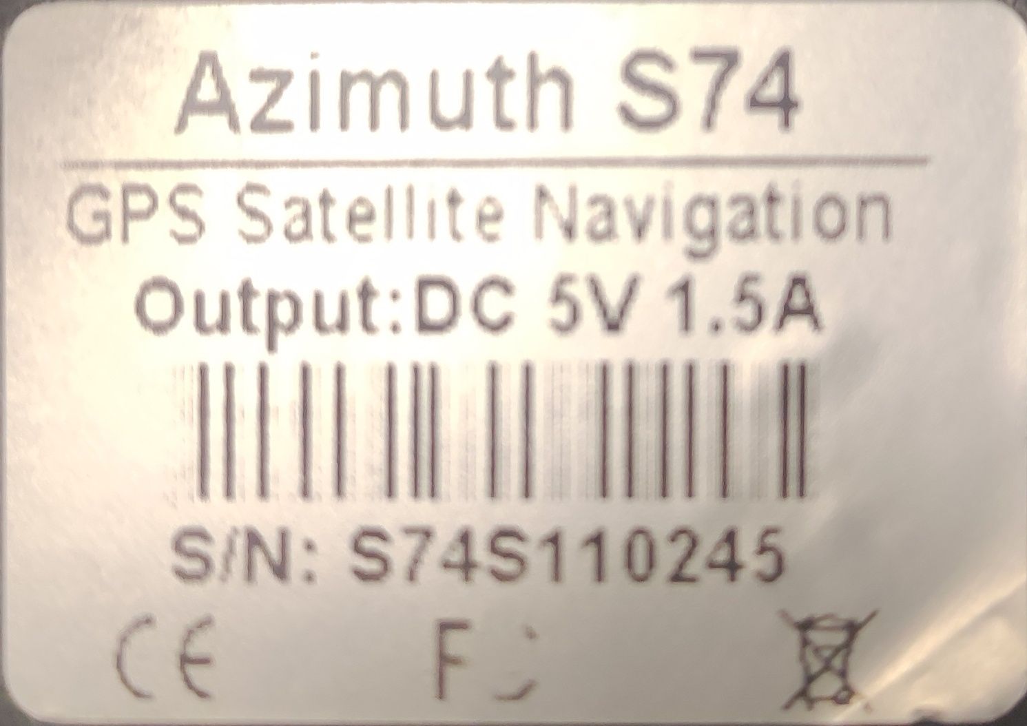 Защитная крышка для обьектива. GPS навигатор Azimuth