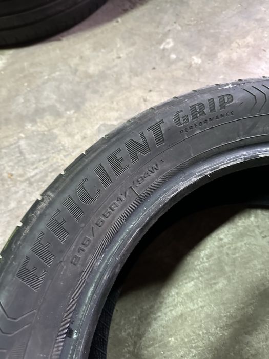 2x 215/55R17 Goodyear EfficientGrip Performance cena za parę 5mm+