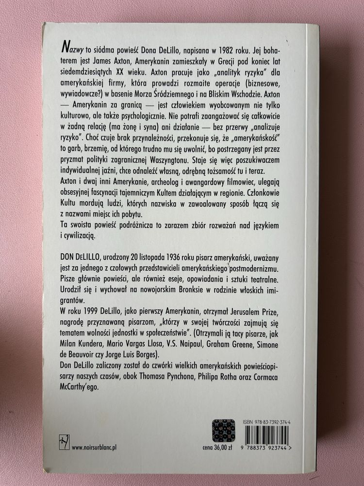 Don DeLillo - Nazwy