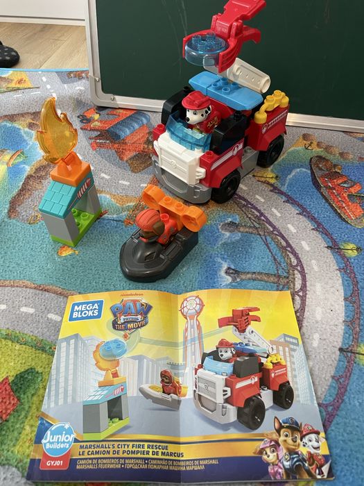 Mega bloks Psi Patrol woz strazacki Marshall