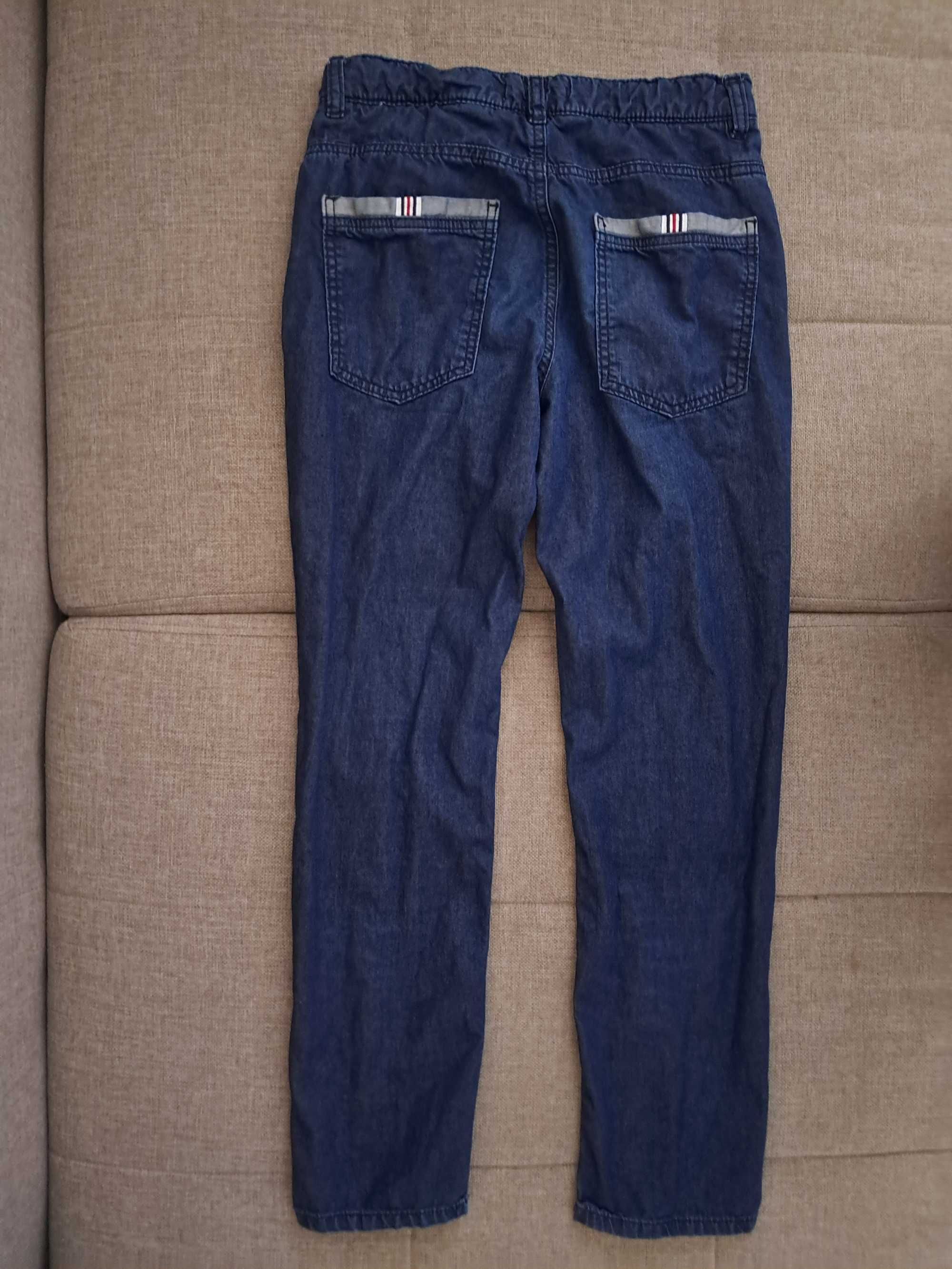 JEANS spodnie jeansowe RESERVED, chłopięce, r. 158cm, stan BDB