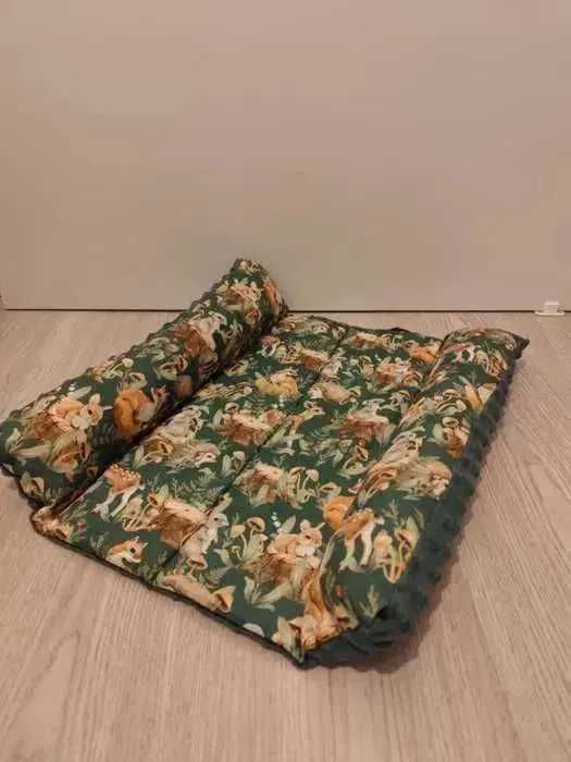 Duży zestaw do klatki ciemna zieleń dla gryzonia