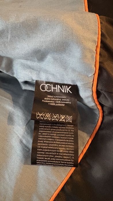 Kurtka skórzana Ochnik Męska, modna