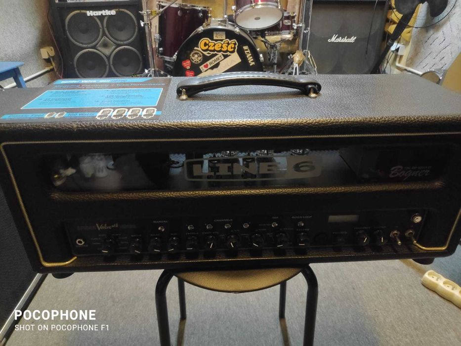 Line 6 Spider Valve HD100 100w mk2  +SKRZYNIA+sterownik FBV SHORTBOARD