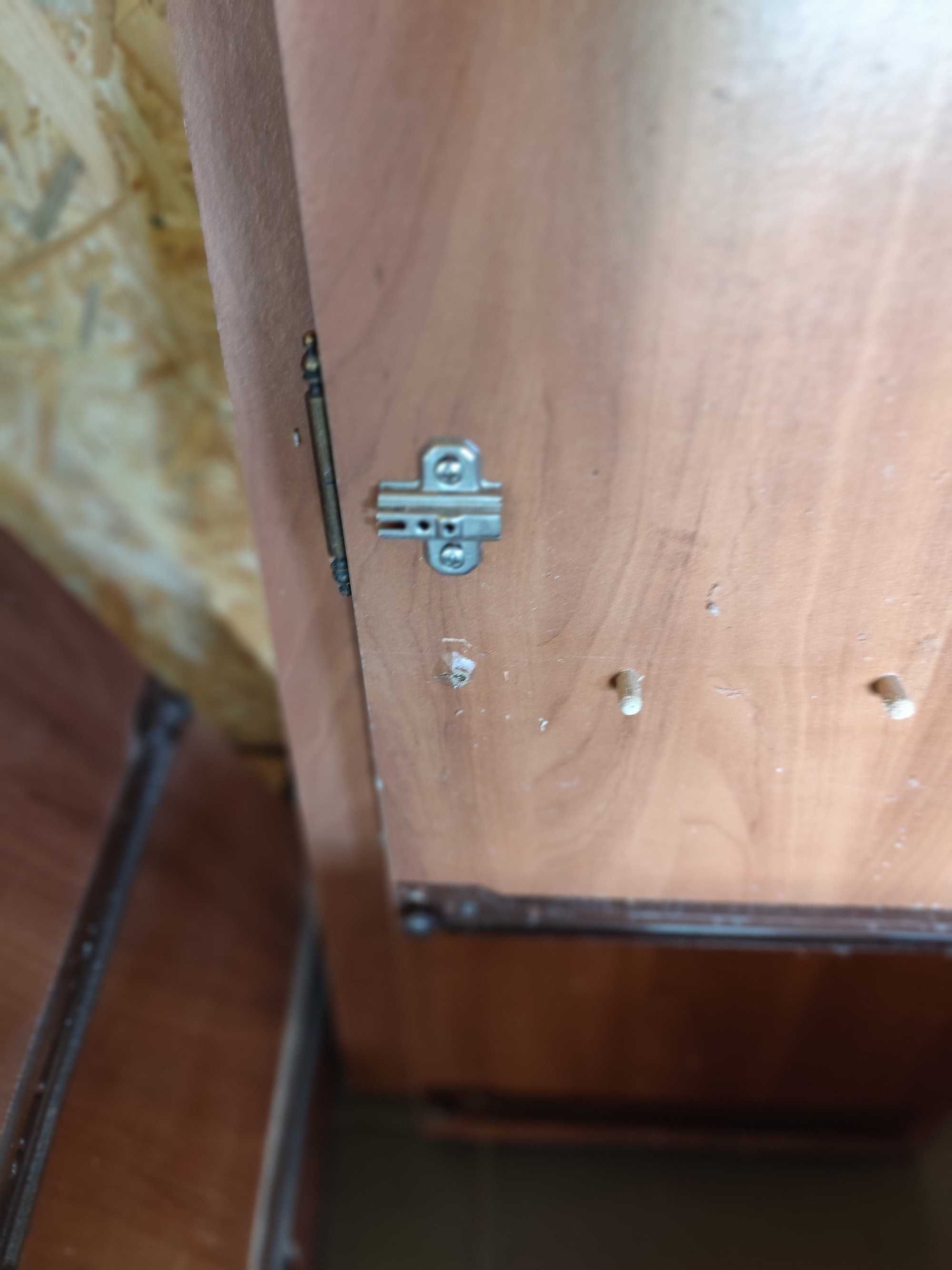 Regał  za szkłem  2szuflady,