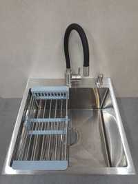 Мийка для кухні 4 в 1 Kroner HS 5050 із змішувачем нержавіючої сталі