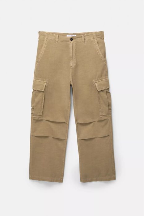 Широкі Штани (M-L) Pull&Bear Parachute Pants Оригінал Широкие Нові
